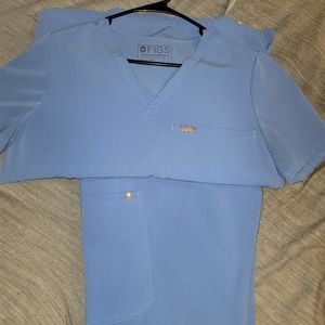 Figs medium ceil blue top and bottom